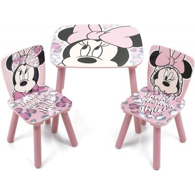 Delta Children - Set masuta si 2 scaunele Minnie