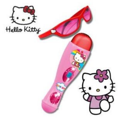 Reig Musicals - Set microfon si ochelari Hello Kitty