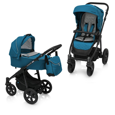 Carucior Multifunctional 2in1 Lupo Comfort Baby Design Turquoise