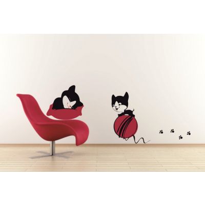 Sticker Joaca de pisici