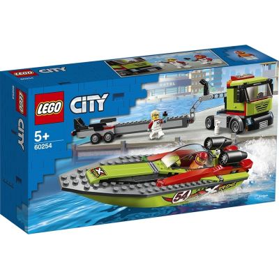 Lego City Transportor de barca de curse L60254