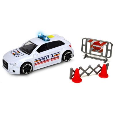 Masina de politie Audi RS3 cu accesorii Dickie Toys 