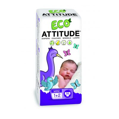 Attitude - Scutece ecologice de unica folosinta marime 1-2