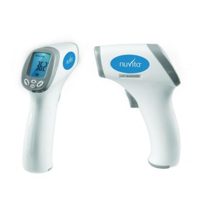 Nuvita - Termometru No Contact cu infrarosu si alarma de febra