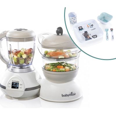 Babymoov - Robot multifunctional 5 in 1 Nutribaby + Set Lunch