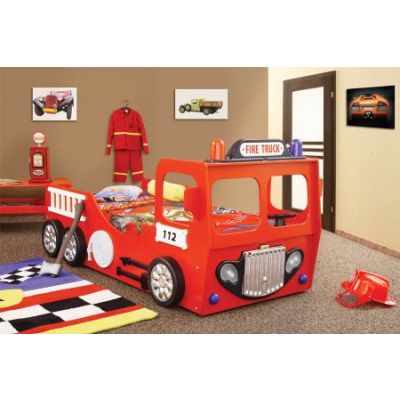 Plastiko - Patut pentru copii Fire Truck