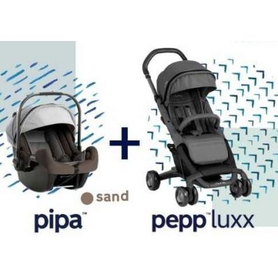 Nuna - Sistem modular 2 in 1 Pepp Luxx cu bara + Pipa + adaptori