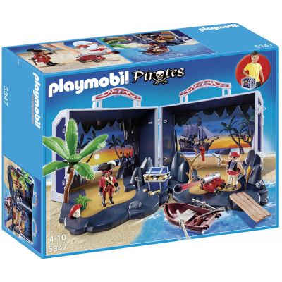 Playmobil - Set mobil insula piratilor