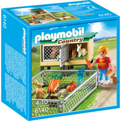 Playmobil - Tarc de iepuri cu cusca