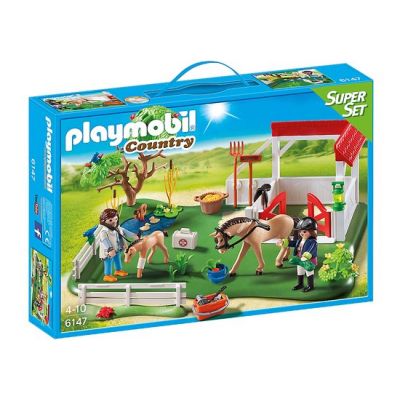 Playmobil - Super set - grajd cu cai
