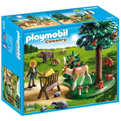 Playmobil - Teren impadurit si animale