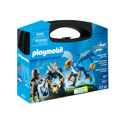 Playmobil - Set portabil Cavaleri Dragon