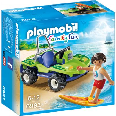 Playmobil - Surfer cu vehicul de plaja