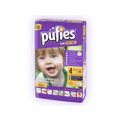 Pufies - Scutece numarul 4 Maxi 64 buc