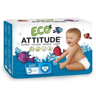 Attitude - Scutece ecologice de unica folosinta marime 3