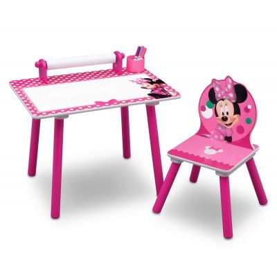 Delta Children - Set masuta pentru creatie cu scaunel Minnie Mouse