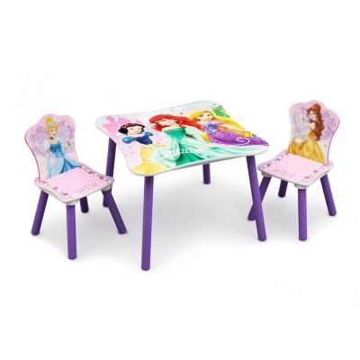 Delta Children - Set masuta si 2 scaunele Princess