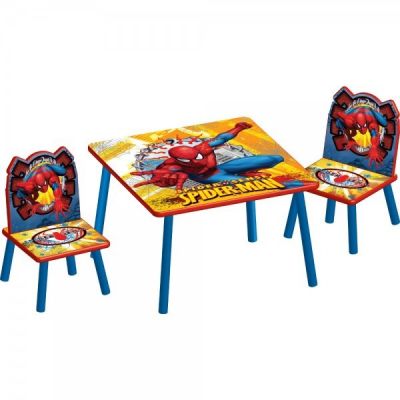 Delta Children - Set masuta si 2 scaunele Spiderman