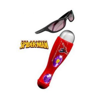 Reig Musicales - Set microfon cu lumini si ochelari Spider Man