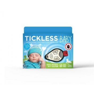 Dispozitiv ultrasonic anticapuse portabil 0-5 ani alb Tickless Baby