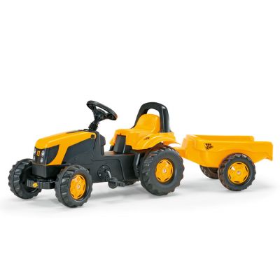 Rolly Toys - Tractor cu pedale si remorca 012619