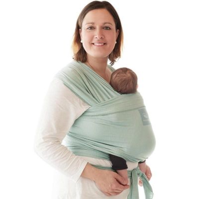 Wrap elastic pentru purtarea bebelusului Manduca mint