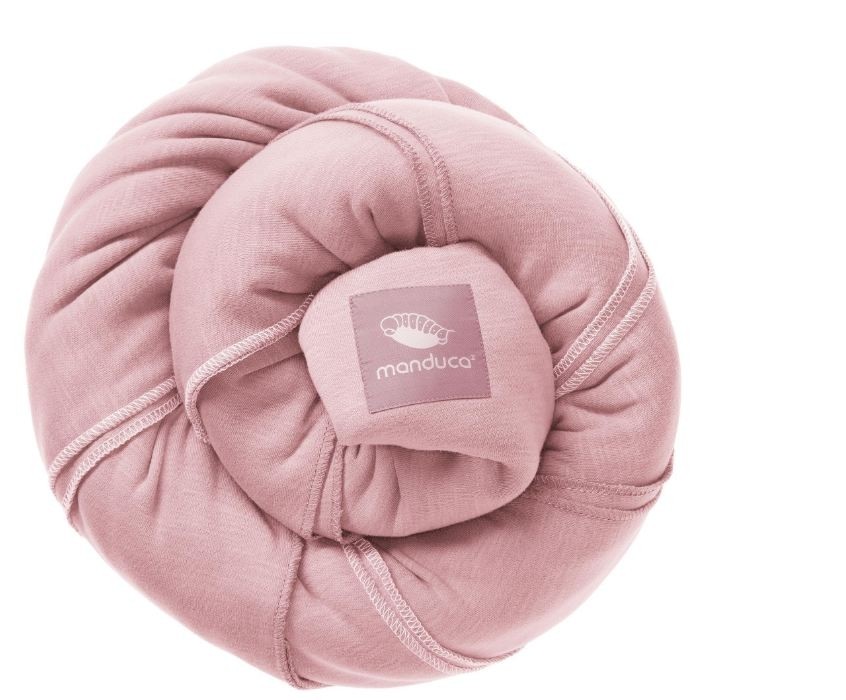 Wrap elastic pentru purtarea bebelusului Manduca Rose Bebebliss.ro