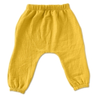 Pantaloni lungi copii din muselina tip salvari Kidizi Sima curry