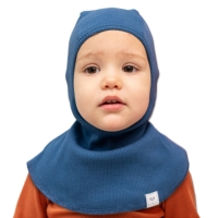 Cagula copii reglabila din bumbac certificat, Kidizi blue