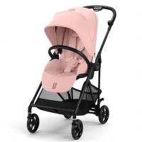 RESIGILAT Carucior nou-nascut reversibil Cybex Melio Carbon Candy Pink, greutate 5.9 kg, include perna reductor spuma memory