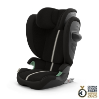 Scaun auto Cybex Solution G2 Plus i-Size Moon Black cu isofix, pliabil si usor de transportat