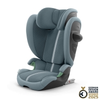 Scaun auto Cybex Solution G2 Plus i-Size Stormy Blue cu isofix, pliabil si usor de transportat