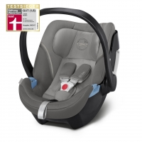 RESIGILAT Scoica auto Cybex Aton 5 pentru bebelusi prematuri Soho Grey, ADAC Test Good 1,6 
