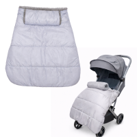 Husa iarna carucior cu prindere universala Kidizi grey