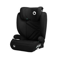 Scaun auto 100-150 cm, 4-12 ani, Lionelo, Hugo i-Size, Universal, Orientare in directia sensului de mers, Reglabil, Conform standardului de securitate R129, Negru