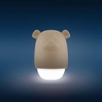 Lampa de veghe cu senzor de lumina Benny the Bear Zazu Kids Bej