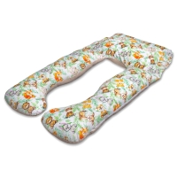 Perna gravide personalizabila Kidizi Inga XXL MyWay In the Leaves, husa bumbac detasabila,