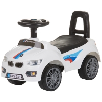 Mașinuță de împins Chipolino Sprinter White cu muzică și claxon, spațiu depozitare, +3 ani