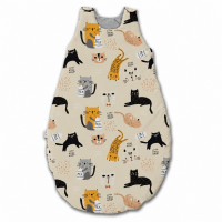 Sac de dormit copii 3-18 luni Kidizi Kitten Love, 1 tog