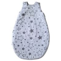 Sac de dormit copii 0-6 luni Kidizi Galaxy Grey, 2.5 tog