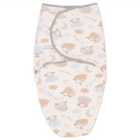 Sistem de infasat reglabil din bumbac flausat 0-3 luni Kidizi On a Cloud Pastel, 1 tog, pentru toamna / iarna