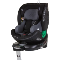 Scaun auto rotativ Chipolino Maximus I-Size 40-150 cm obsidian cu sistem Isofix