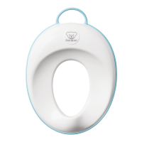 BabyBjorn - Reductor pentru toaleta Training Seat, White/Turquoise