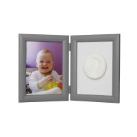 Kit rama Memory Frame Silver Baby HandPrint