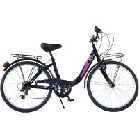 Bicicleta 24` City Summertime negru Dino Bikes