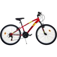 Bicicleta 24` MTB Ring rosu Dino Bikes 
