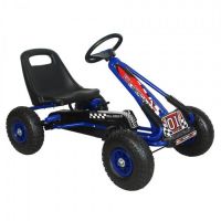 Kart cu pedale Kidscare Racer Air Albastru