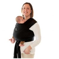 Wrap elastic pentru purtarea bebelusului Manduca Black