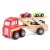 Camion transportator masini din lemn New Classic Toys