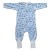 Salopeta pijama bebe cu fermoar si botosei manseta Kidizi Safari